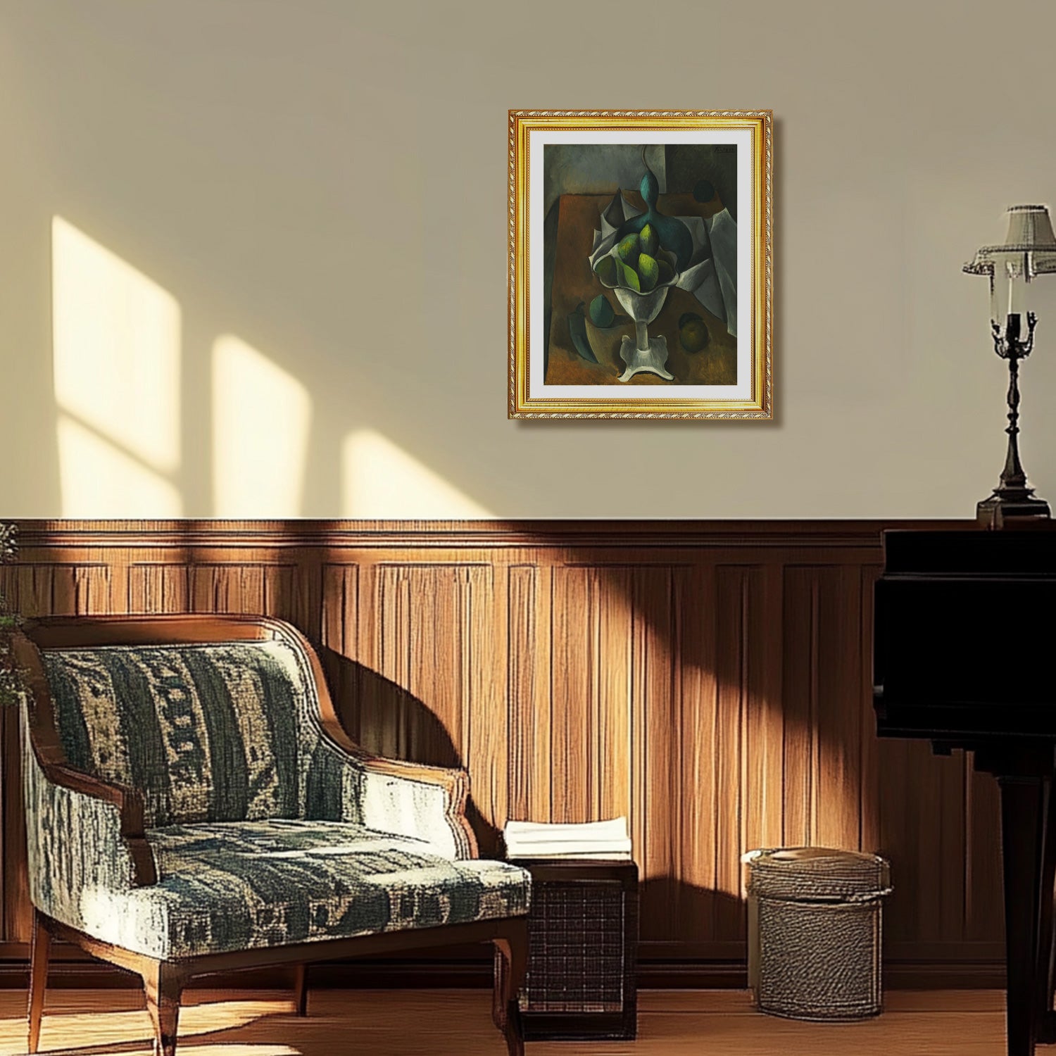 Pablo Picasso Wall Art Fruit Dish Poster Framed Art