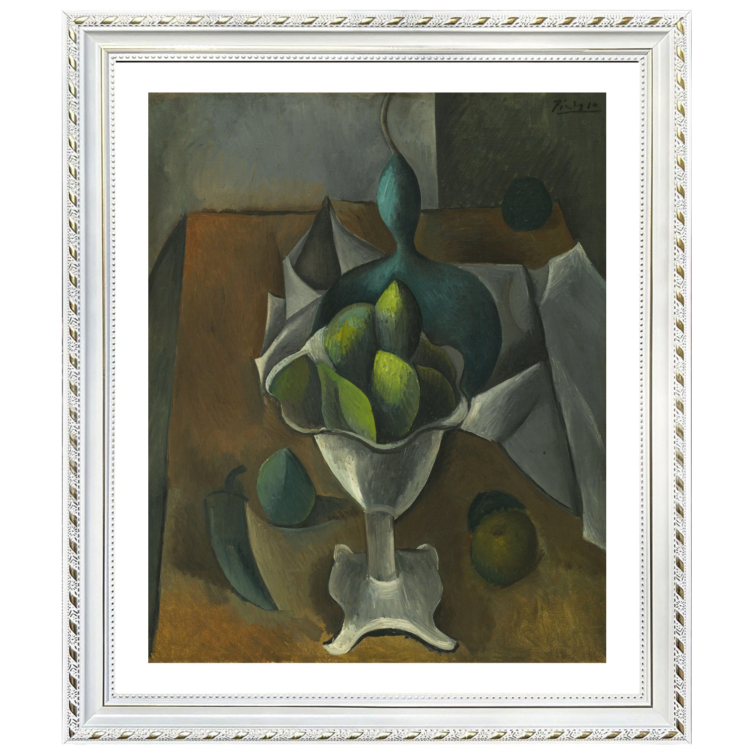 Pablo Picasso Wall Art Fruit Dish Poster Framed Art