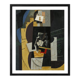 Pablo Picasso Wall Art Card Player Poster Framed Art