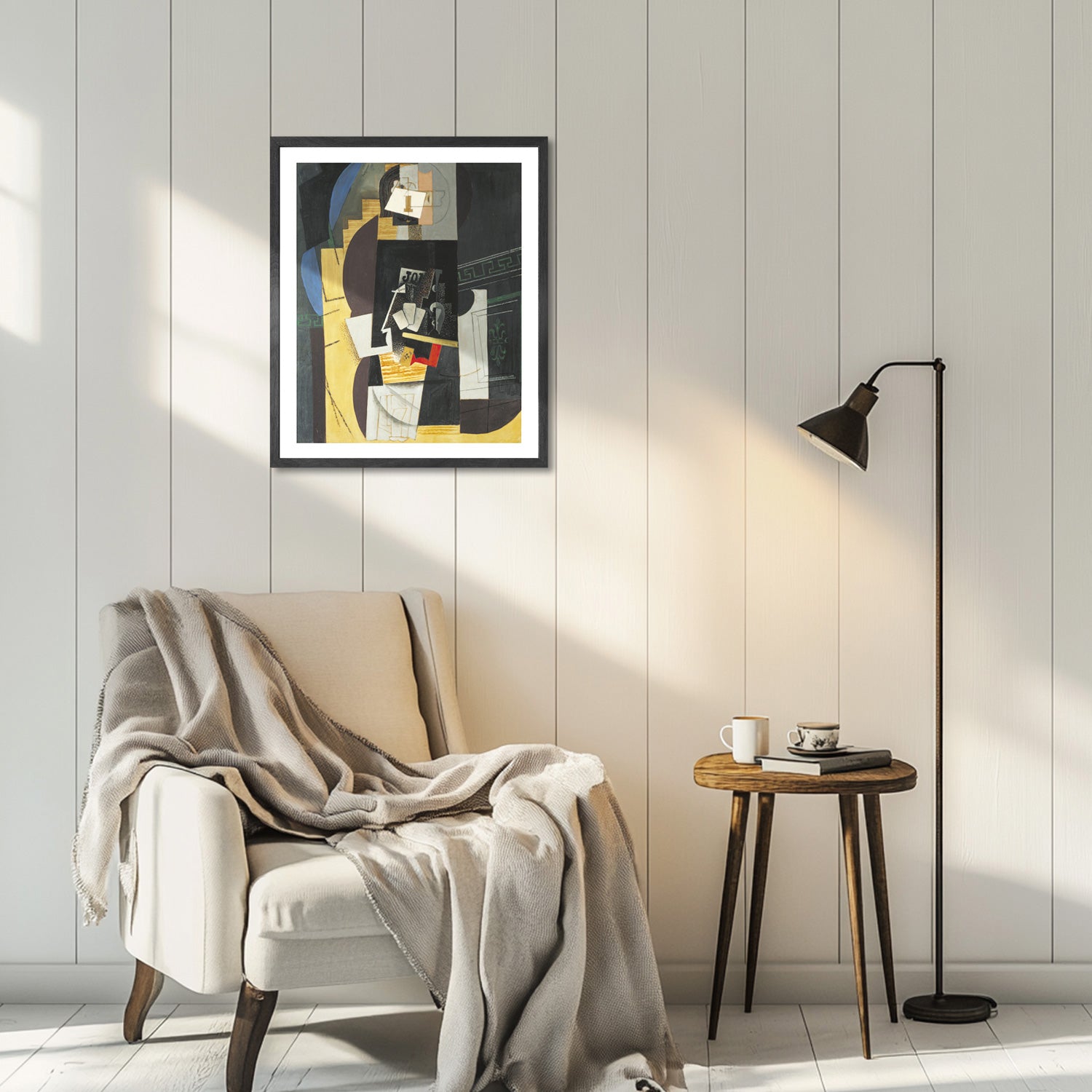 Pablo Picasso Wall Art Card Player Poster Framed Art