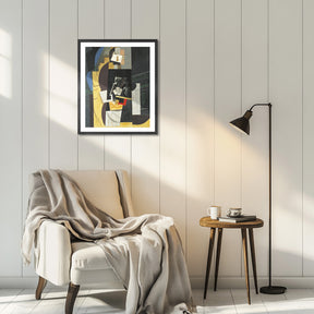 Pablo Picasso Wall Art Card Player Poster Framed Art