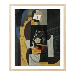 Pablo Picasso Wall Art Card Player Poster Framed Art