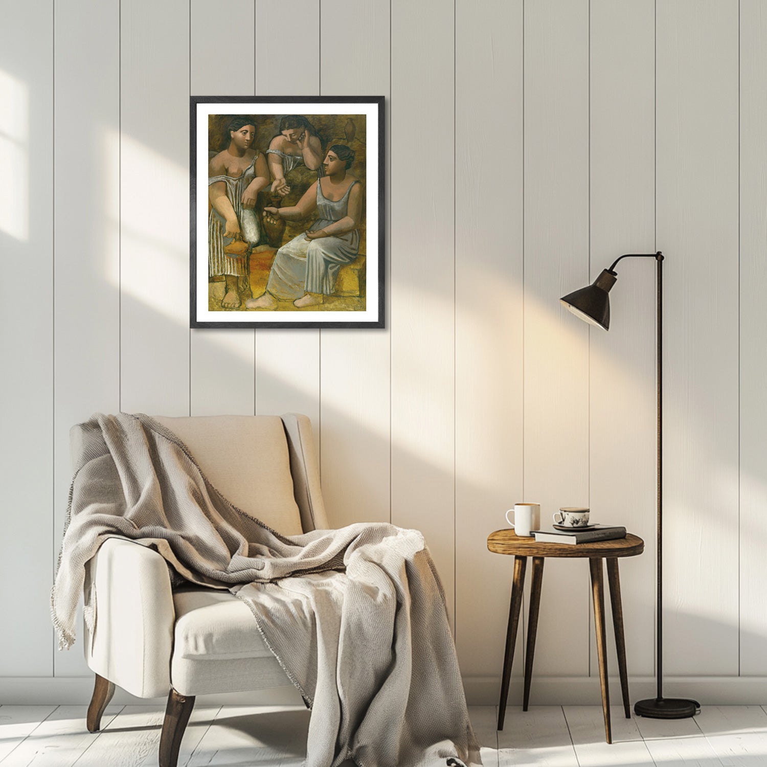 Pablo Picasso Wall Art Three Women At A Fountain Poster Framed Art