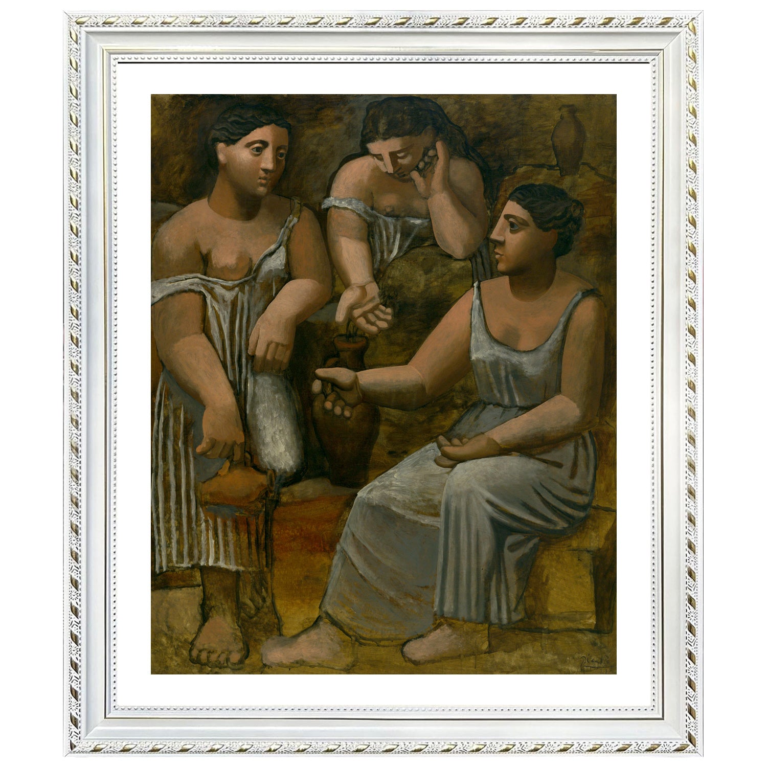 Pablo Picasso Wall Art Three Women At A Fountain Poster Framed Art