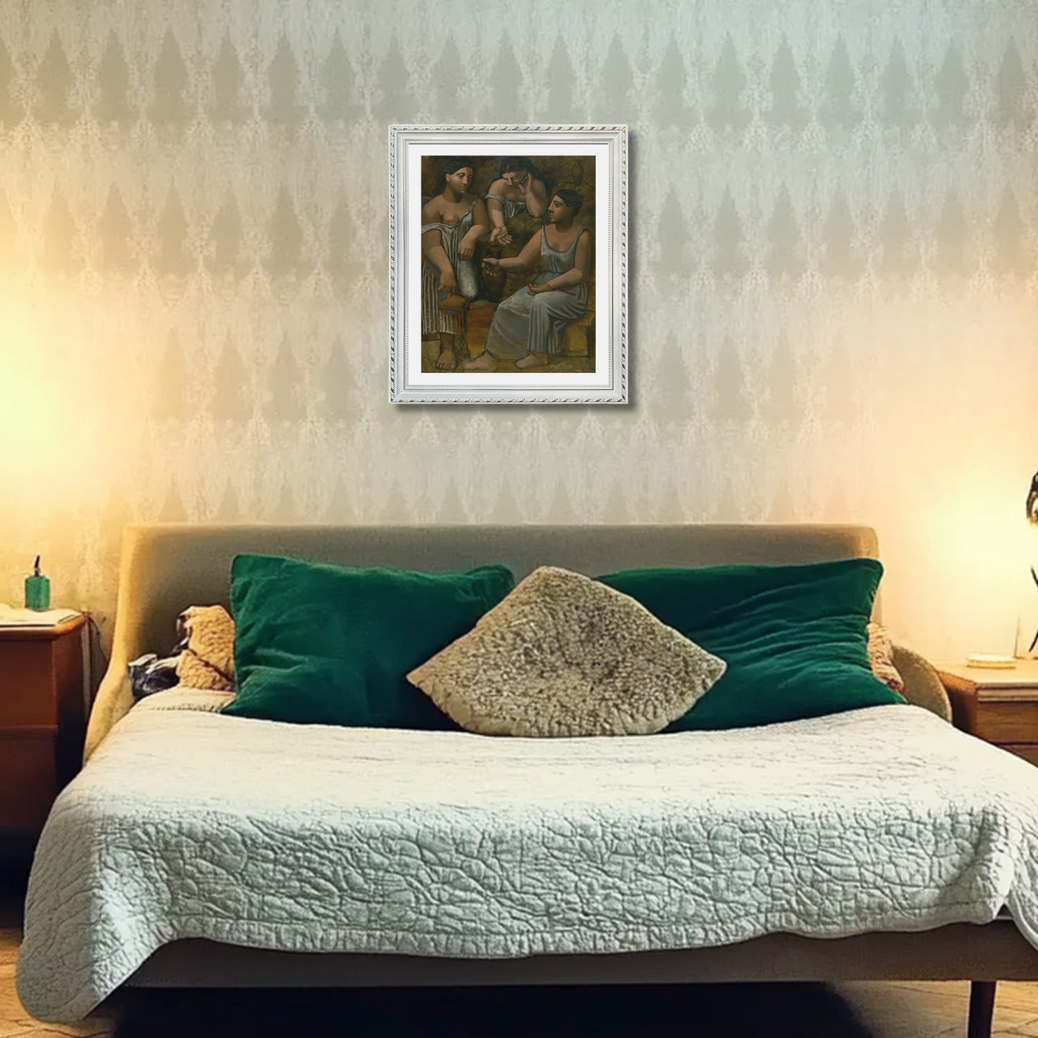 Pablo Picasso Wall Art Three Women At A Fountain Poster Framed Art