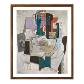 Pablo Picasso Wall Art Fruit Dish Bottle and Violin Poster Framed Art