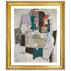 Pablo Picasso Wall Art Fruit Dish Bottle and Violin Poster Framed Art