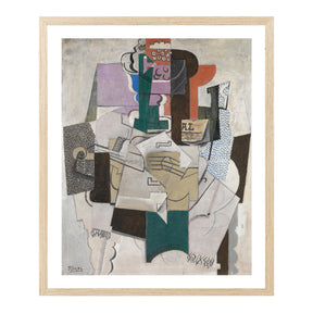 Pablo Picasso Wall Art Fruit Dish Bottle and Violin Poster Framed Art