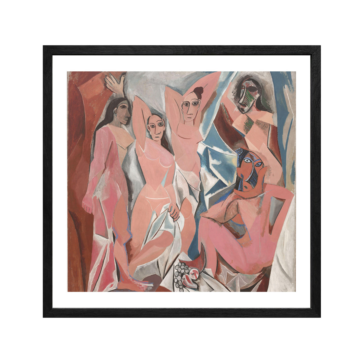 Pablo Picasso Wall Art The Young Ladies of Avignon Poster Framed Art