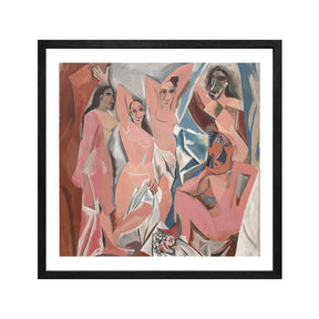 Pablo Picasso Wall Art The Young Ladies of Avignon Poster Framed Art