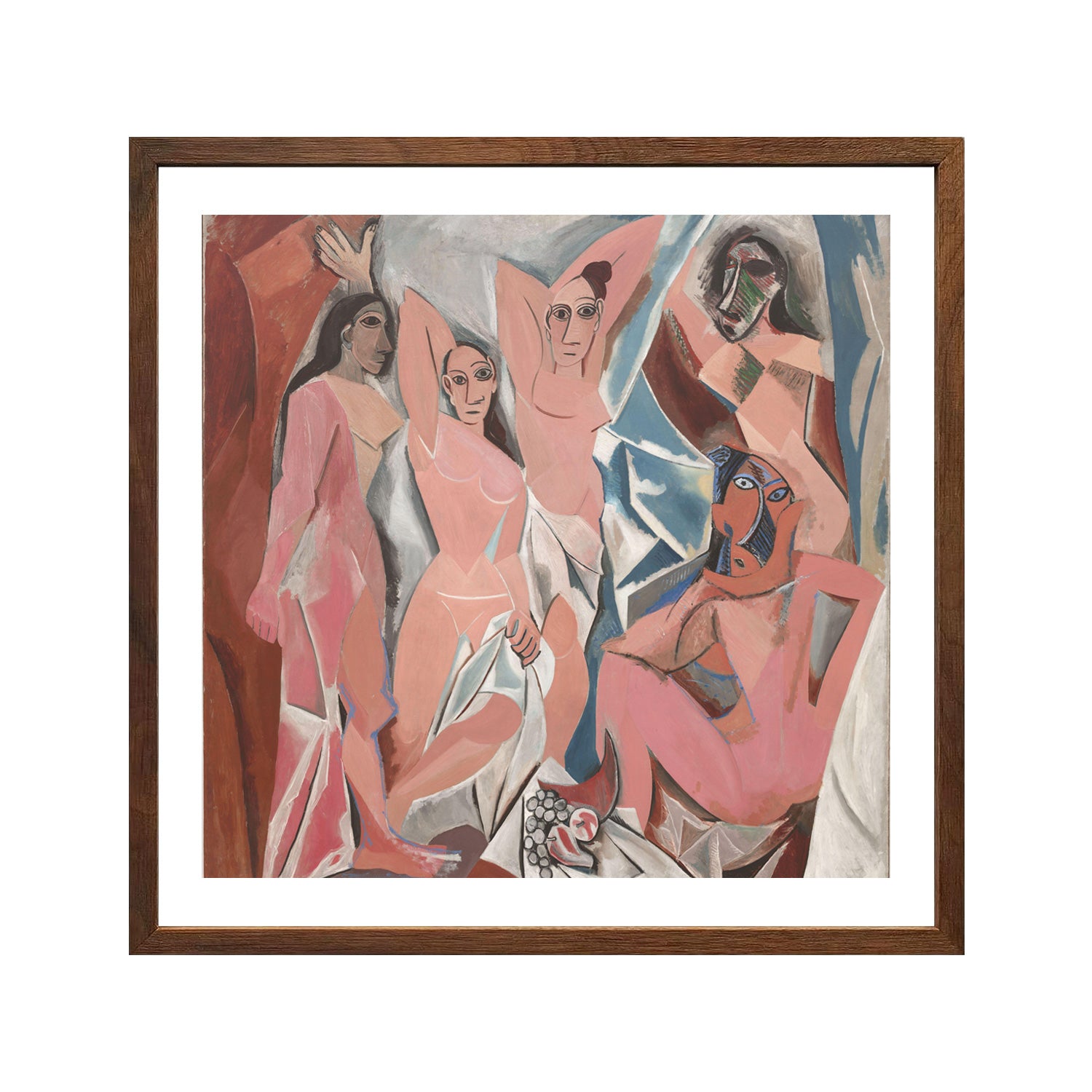Pablo Picasso Wall Art The Young Ladies of Avignon Poster Framed Art