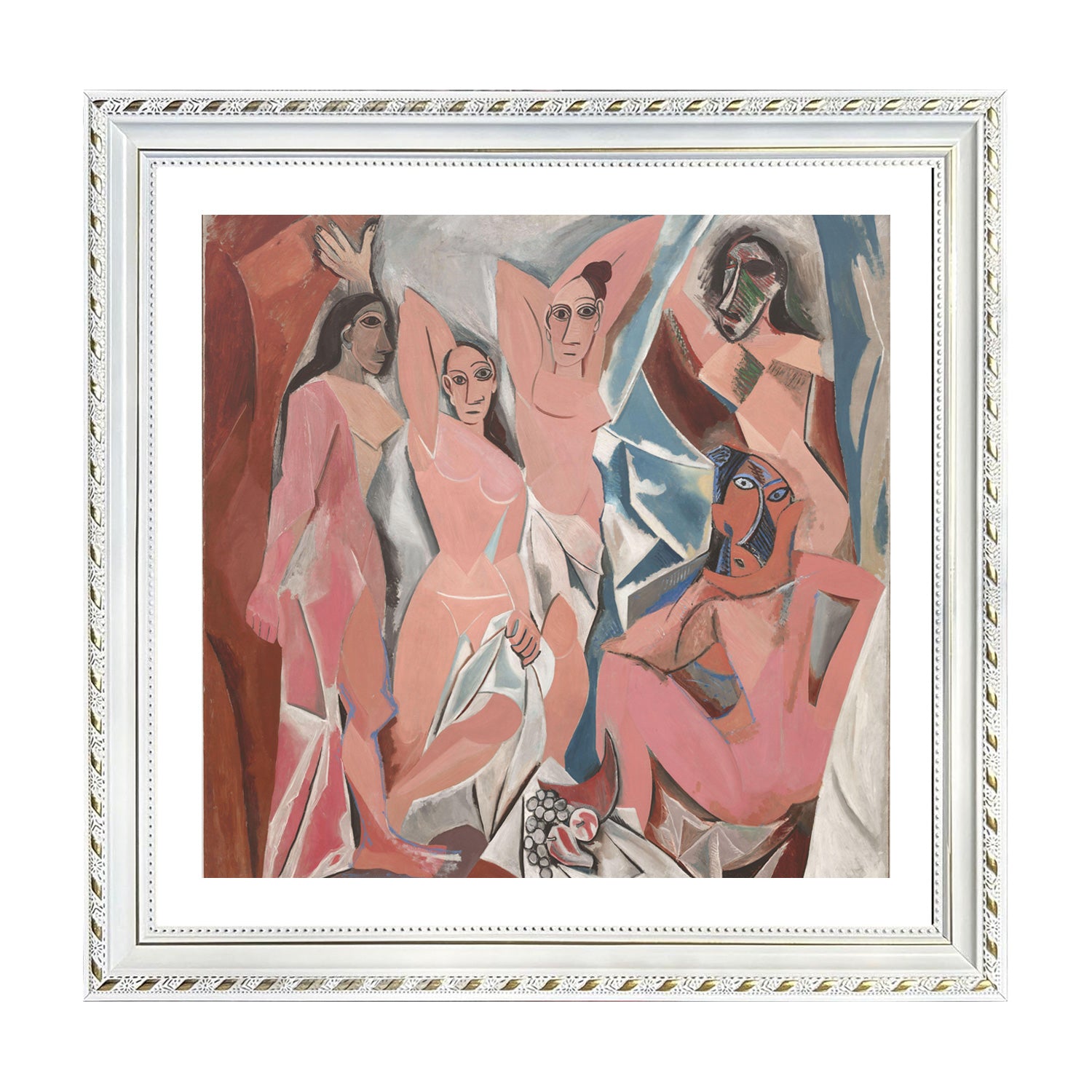 Pablo Picasso Wall Art The Young Ladies of Avignon Poster Framed Art