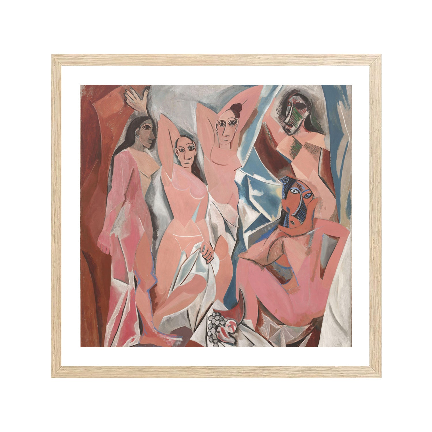 Pablo Picasso Wall Art The Young Ladies of Avignon Poster Framed Art