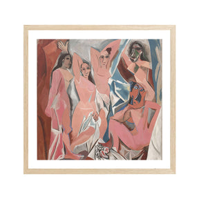 Pablo Picasso Wall Art The Young Ladies of Avignon Poster Framed Art