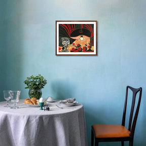 Pablo Picasso Wall Art Still Life With Glass Under the Lamp Poster Framed Art