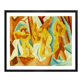 Pablo Picasso Wall Art Bathers In A Forest Poster Framed Art