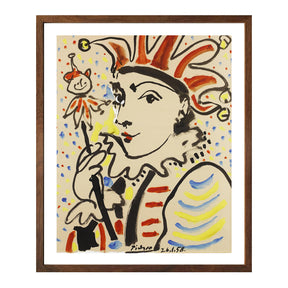 Pablo Picasso Wall Art Flute Player Poster Framed Art