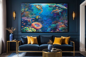 Sea Turtle Canvas Art