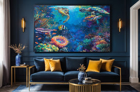 Sea Turtle Canvas Art