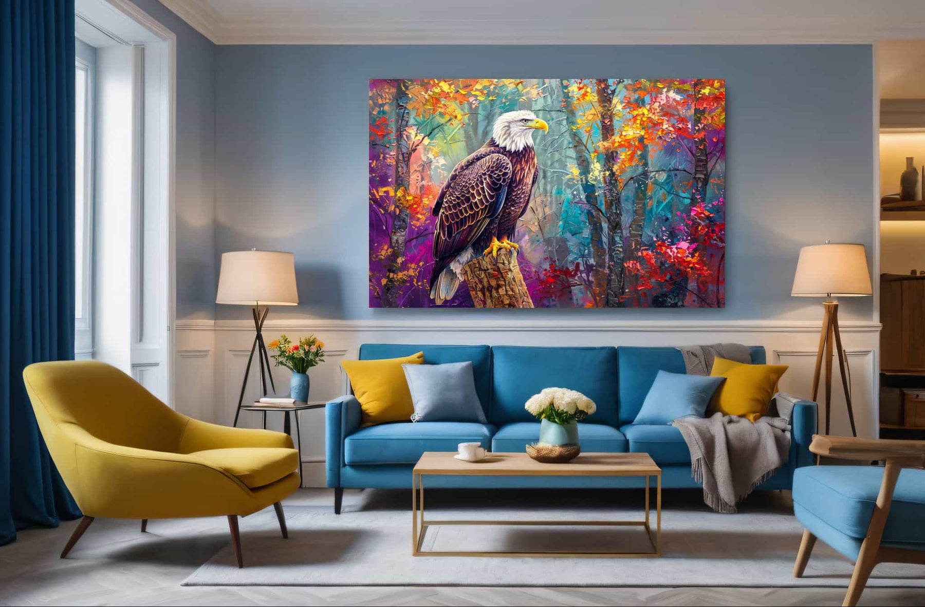 Hawk Canvas Art