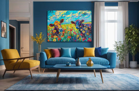 Cow Canvas Art