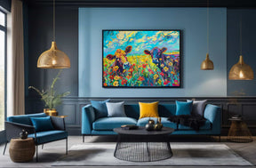 Cow Canvas Art