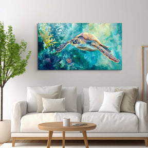 Sea Turtle Canvas Art