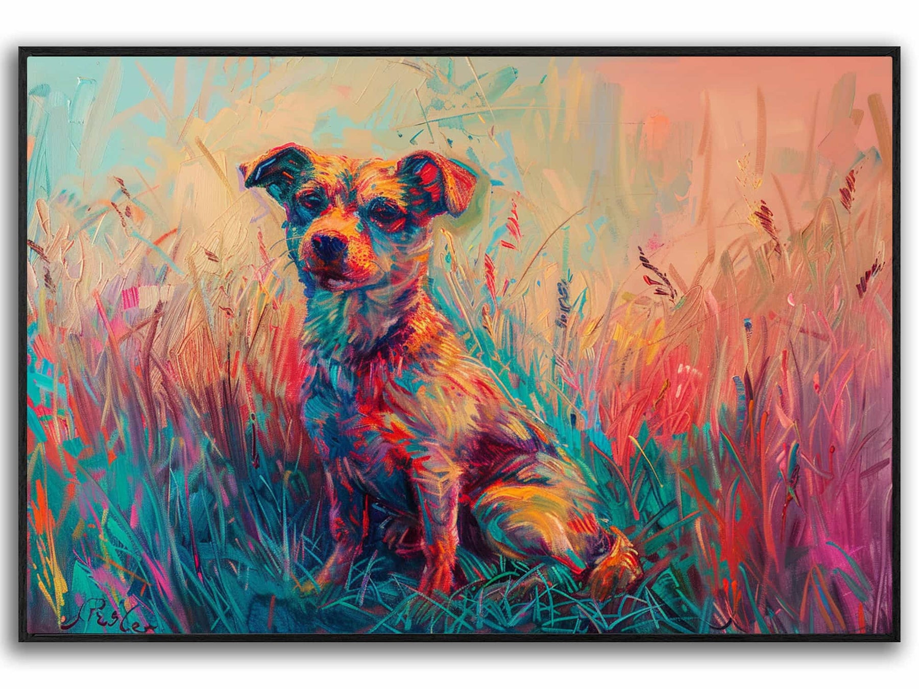 Dog Canvas Art