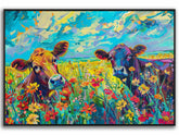 Cow Canvas Art