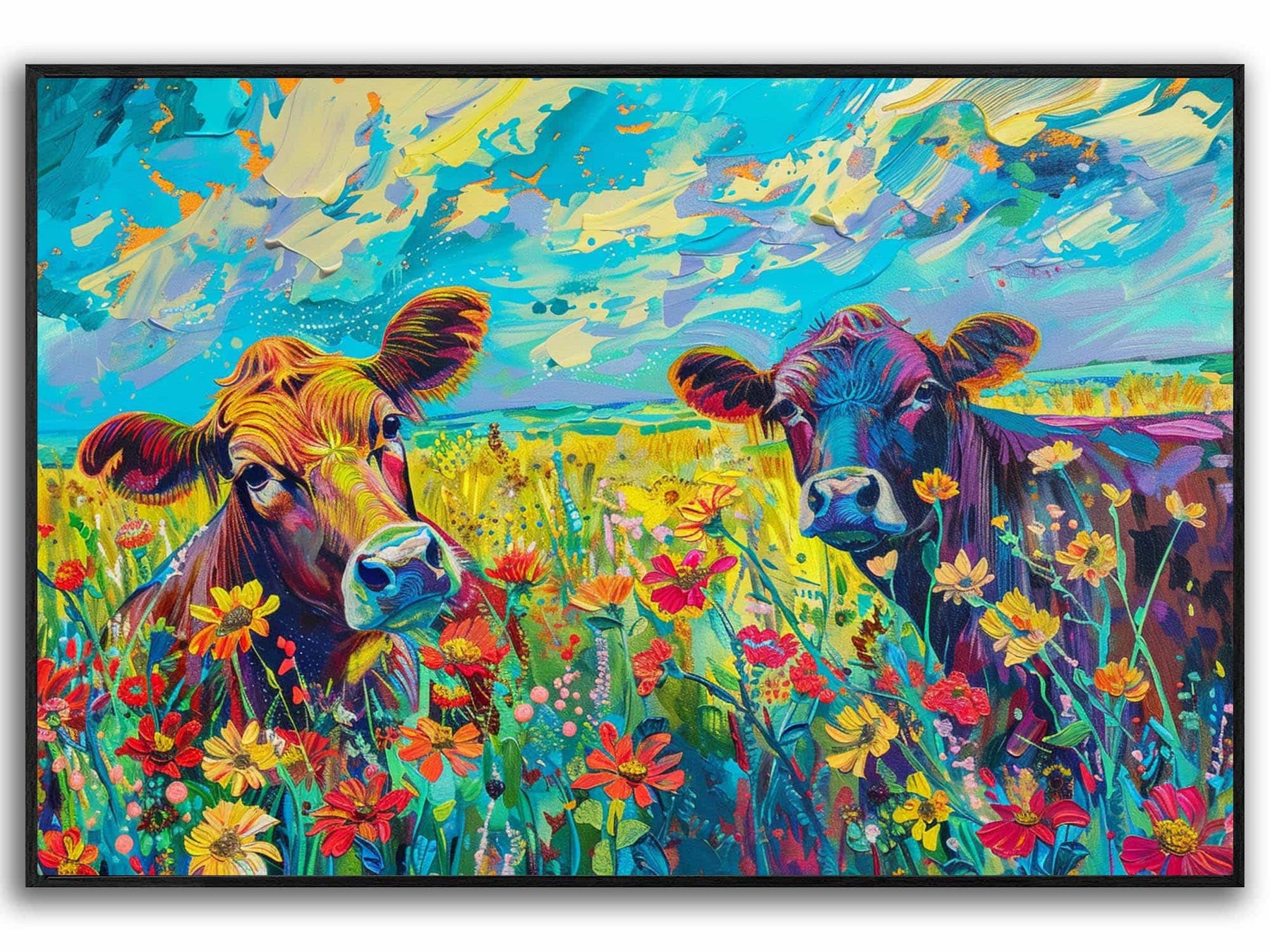 Cow Canvas Art