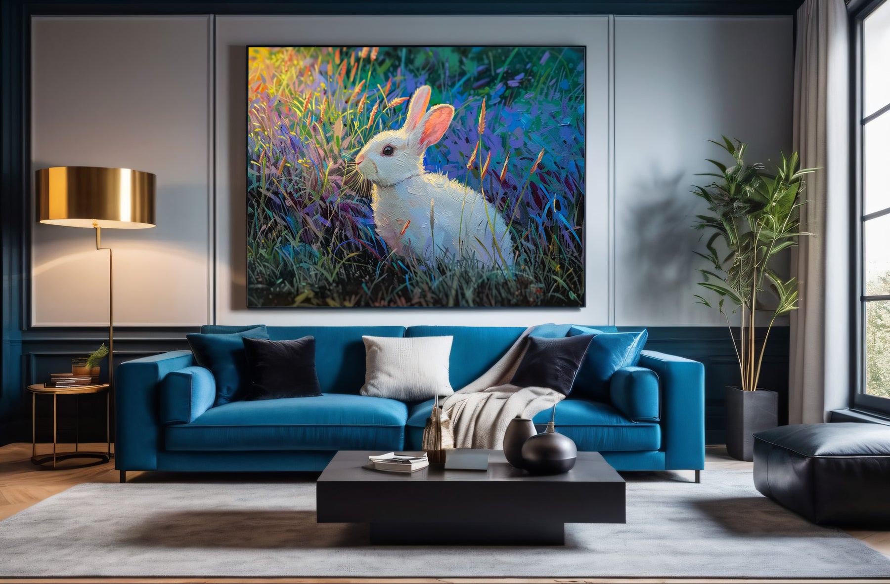Rabbit Canvas Art