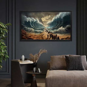 Moses Leads Out Of Egypt Canvas Art
