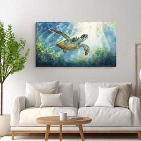 Sea Turtle Canvas Art