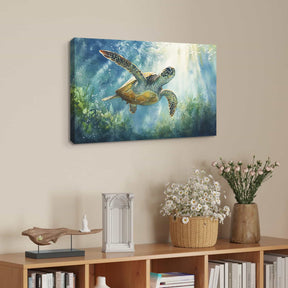 Sea Turtle Canvas Art
