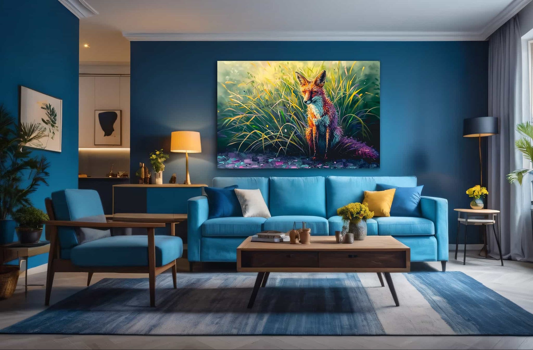 Fox Canvas Art