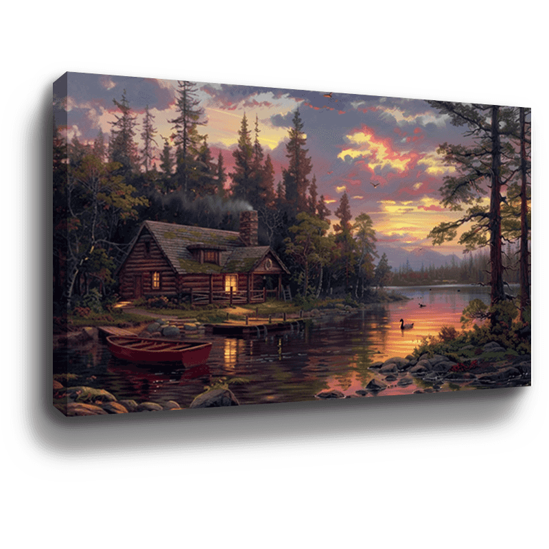 A Peace Retreat Canvas Art