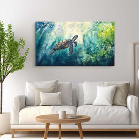 Sea Turtle Canvas Art