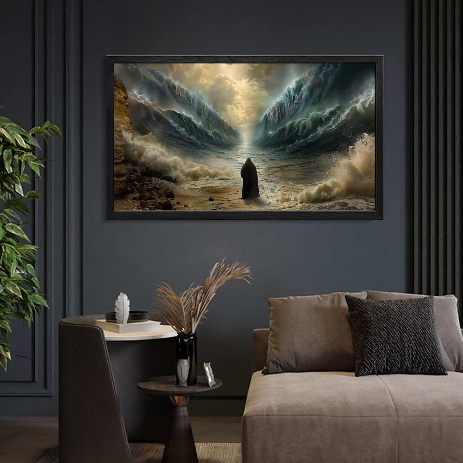 Moses Part The Water Canvas Art