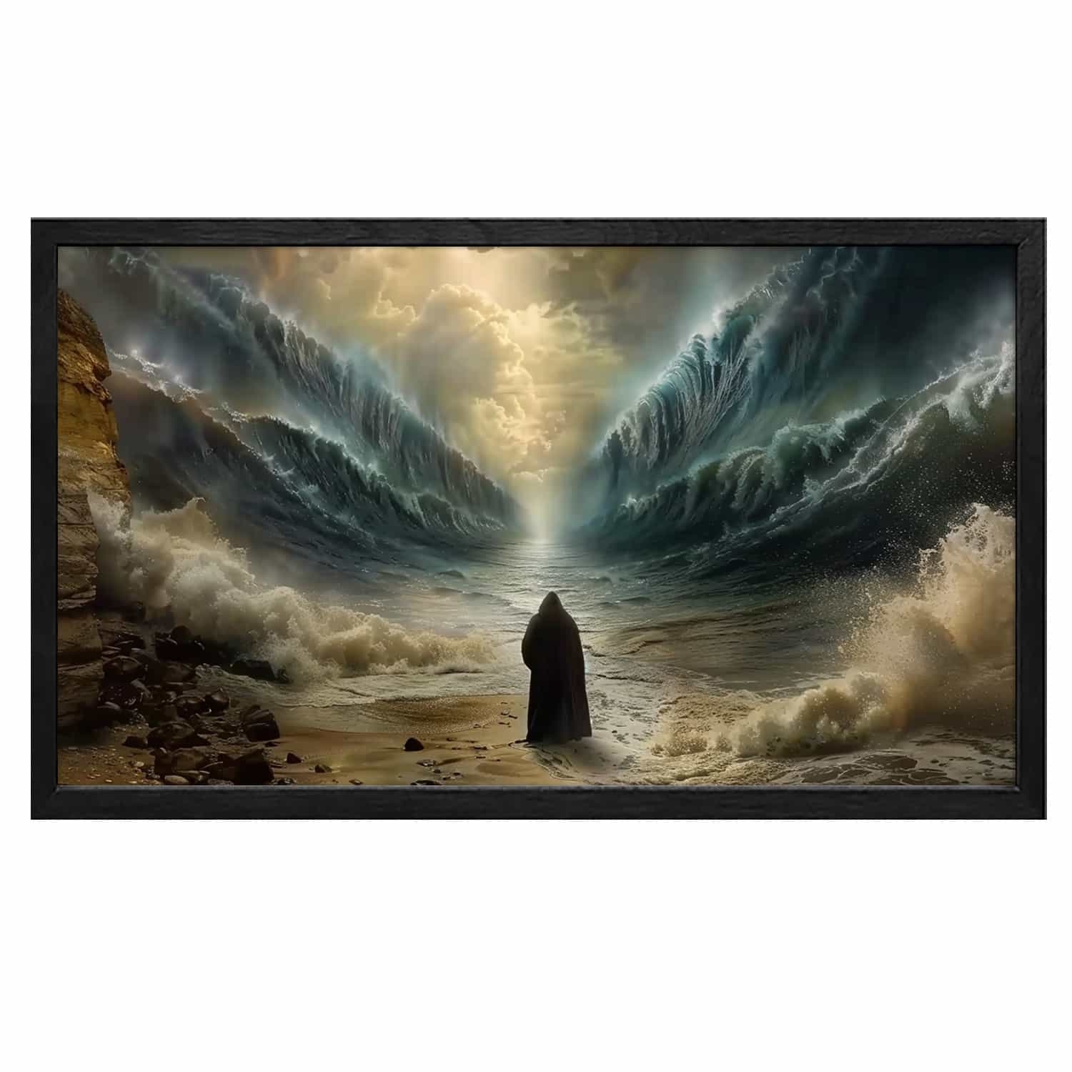 Moses Part The Water Canvas Art