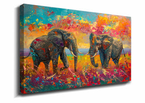 Elephant Canvas Art