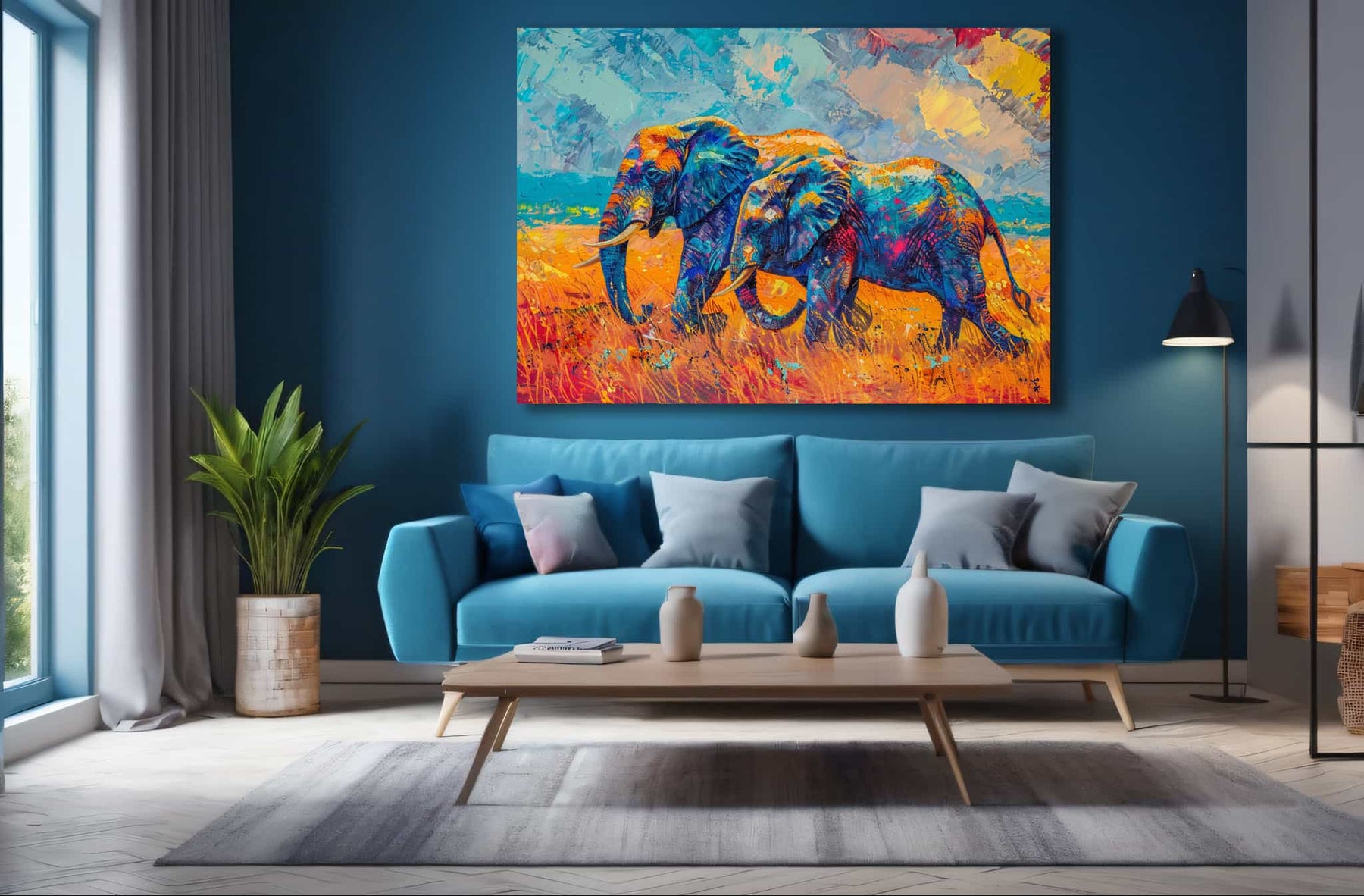 Elephant Canvas Art