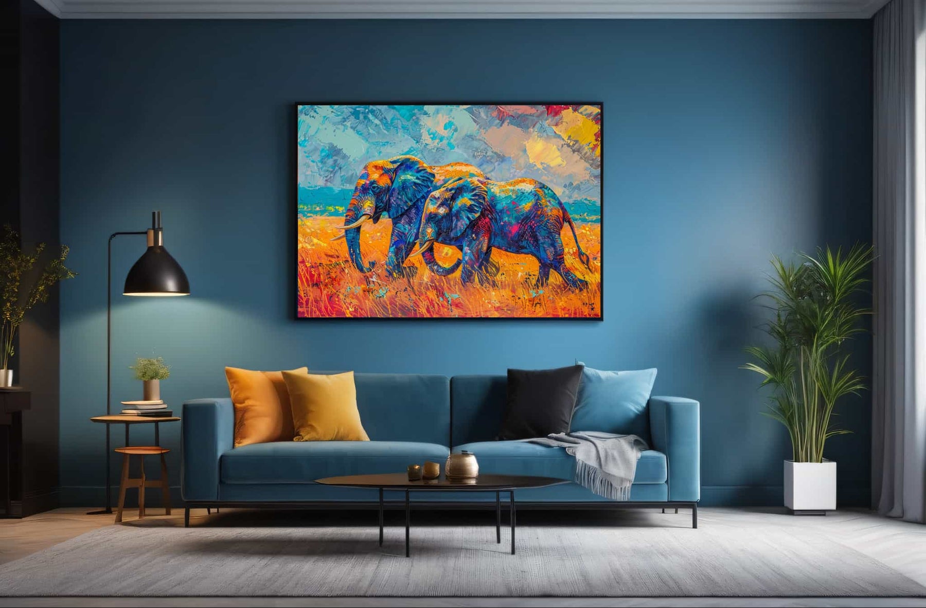 Elephant Canvas Art