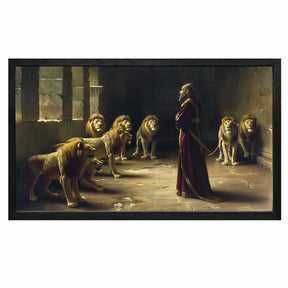 Daniel In The Lion Den Canvas Art