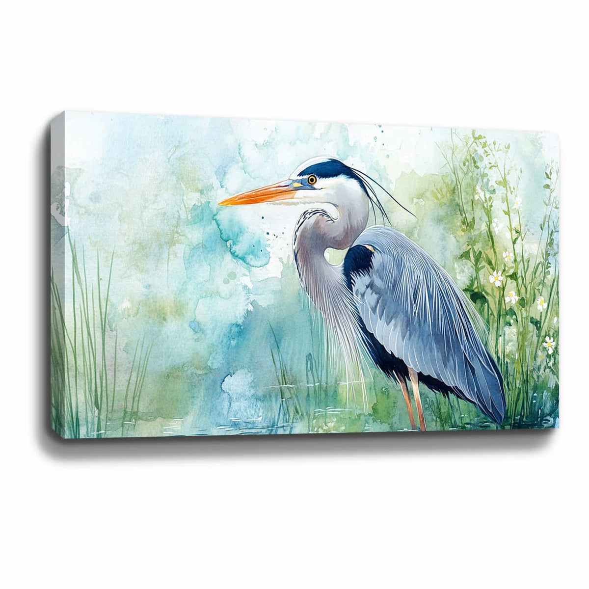 Egret Canvas Art