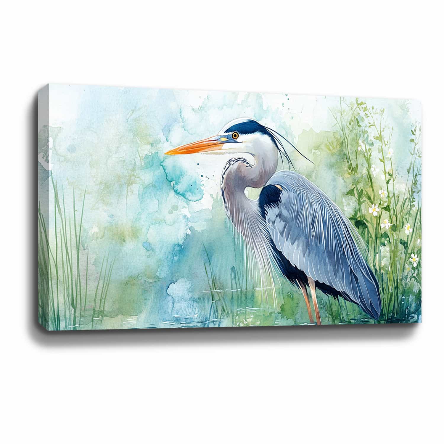 Egret Canvas Art