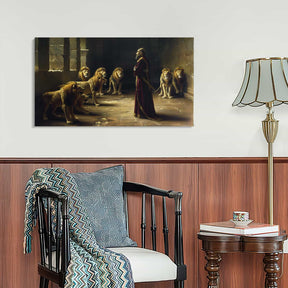 Daniel In The Lion Den Canvas Art