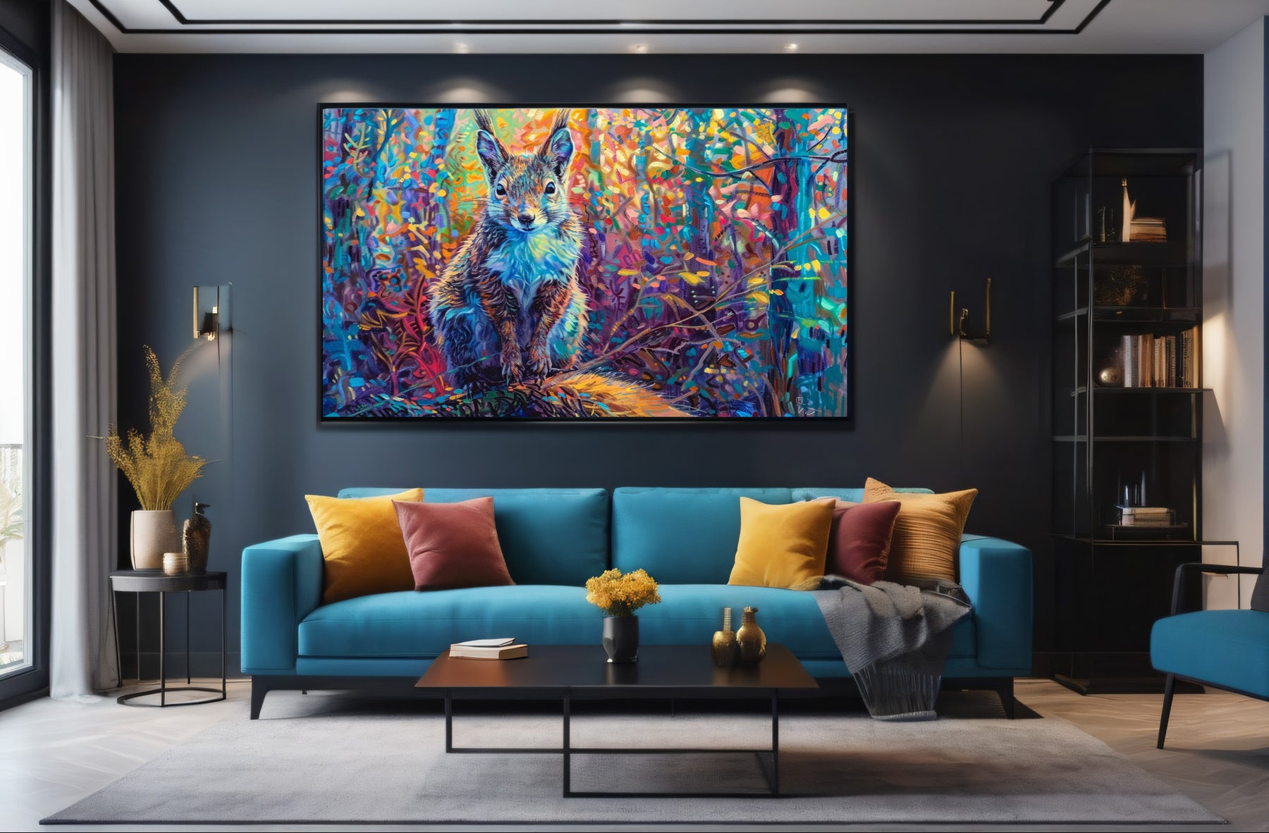 Squirrel Canvas Art