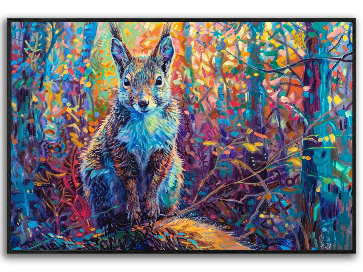 Squirrel Canvas Art