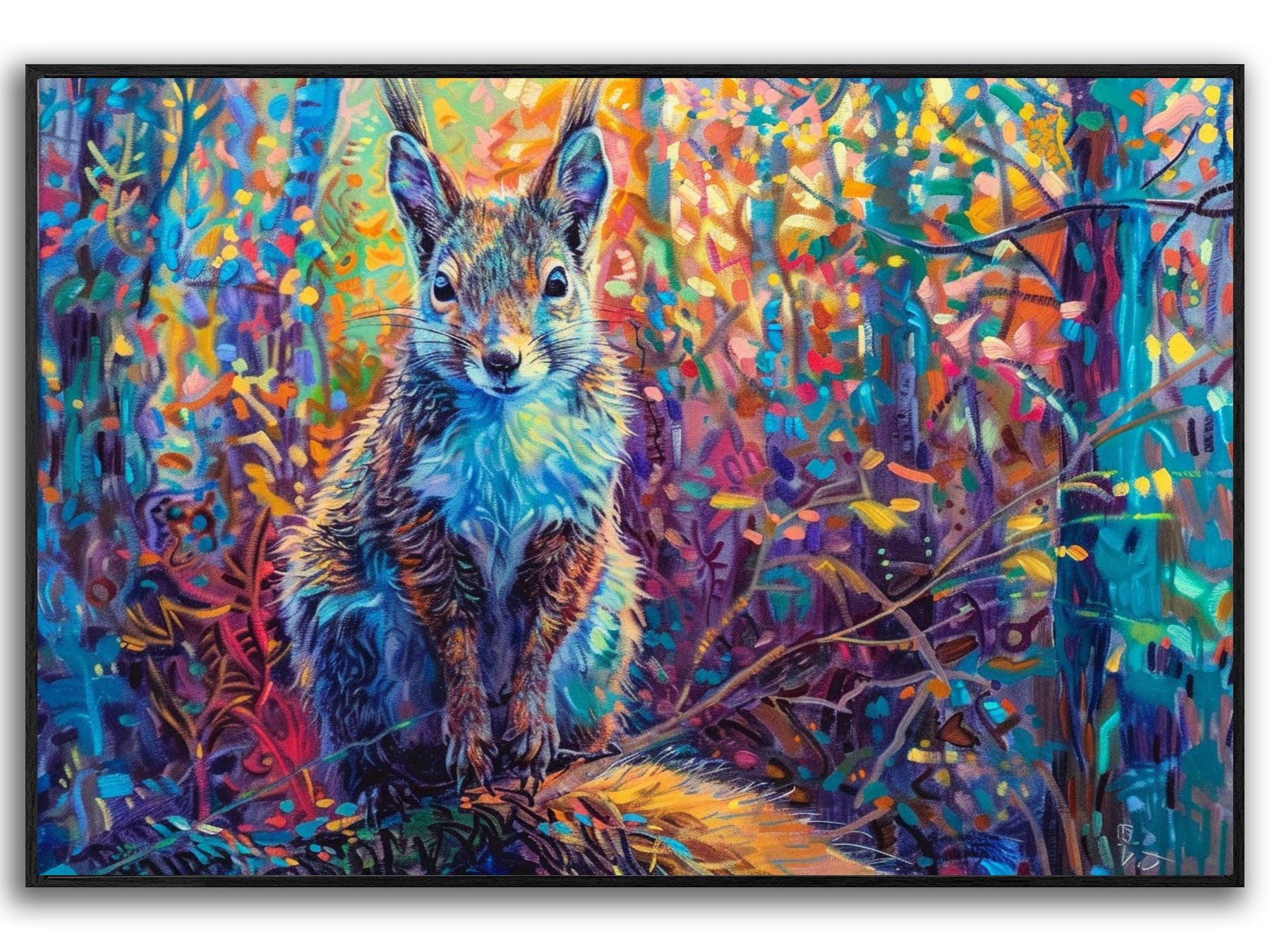 Squirrel Canvas Art