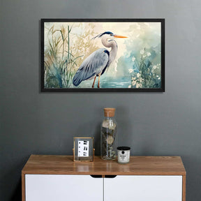 Egret Canvas Art